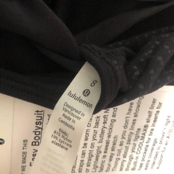 JUST IN ✔️NWT🍋LULULEMON BODYSUIT - Picture 7 of 8